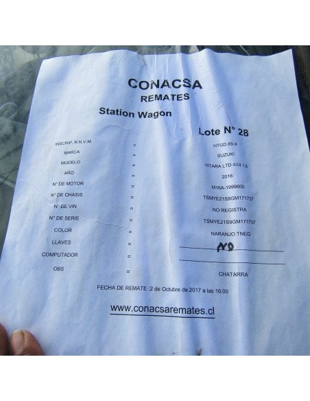 SUZUKI VITARA 2016%separator% %shop-name%