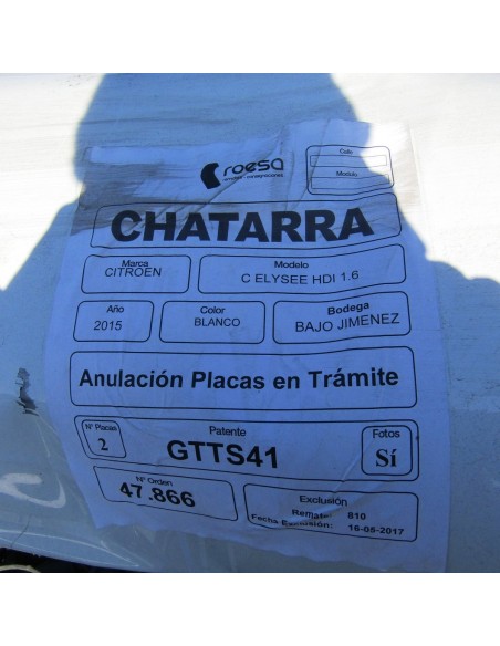 CITROEN CELYSEE SEDAN 2015 4X2 1