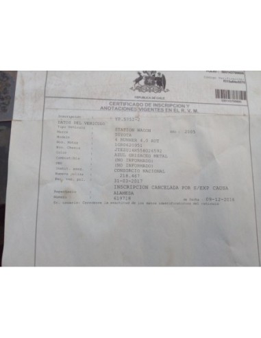 TOYOTA 4RUNNER 2005%separator% %shop-name%