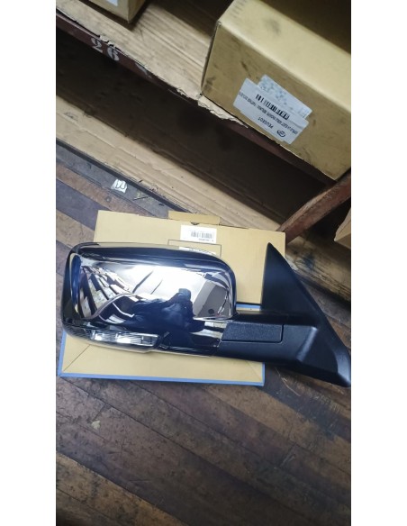 ESPEJO PUERTA DERECHO DODGE RAM 2009 - 2012 ELéCTRICO CROMADO CON LUZ