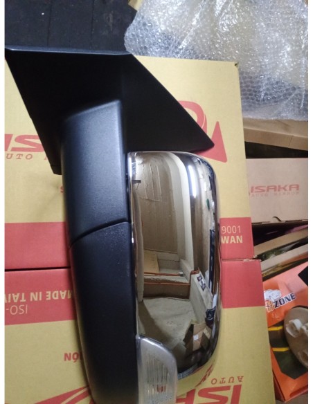 ESPEJO PUERTA IZQUIERDO MAZDA BT50 2013 - 2020 CROMADO CON LUZ