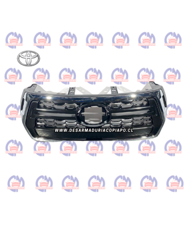 MASCARA TOYOTA HILUX 2020 - 2021 CROMADO