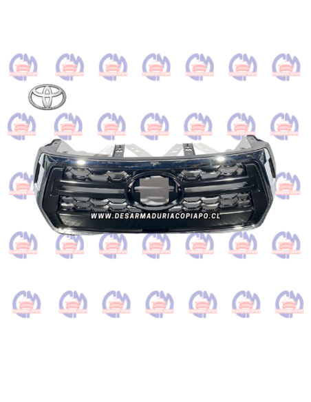MASCARA TOYOTA HILUX 2020 - 2021 CROMADO