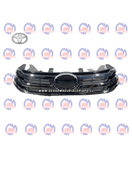 MASCARA TOYOTA HILUX 2016 - 2020 CROMADO