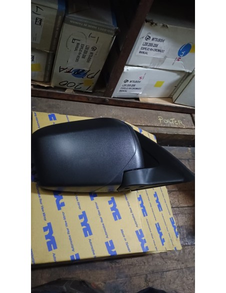 ESPEJO PUERTA DERECHO MITSUBISHI L200 2007 - 2015 NEGRO