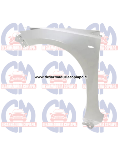 TAPABARRO IZQUIERDO TOYOTA YARIS 2014 - 2017 CON LUZ INTERMITENTE