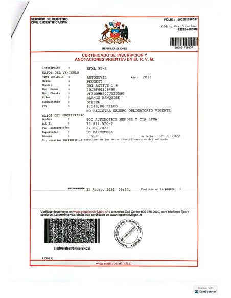 PEUGEOT 301 2018%separator% %shop-name%